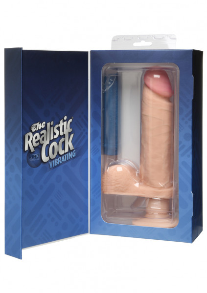 The Realistic Cock - UR3 - Vibrating 8 Inch - Skin - Realistic Vibrators