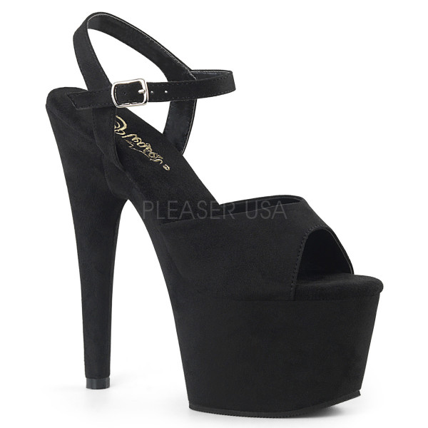 7 inches Heel, 2 3/4 inches PF Ankle Strap Sandal w/ Wrapped PF Bottom — image 9 of 20
