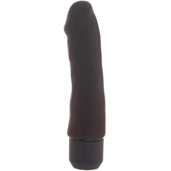 Dr. Skin Silicone Dr. Steve Waterproof Vibrating 7" Dildo By Blush - Chocolate