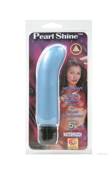 Pearl Shine Waterproof G Spot Vibe - Blue