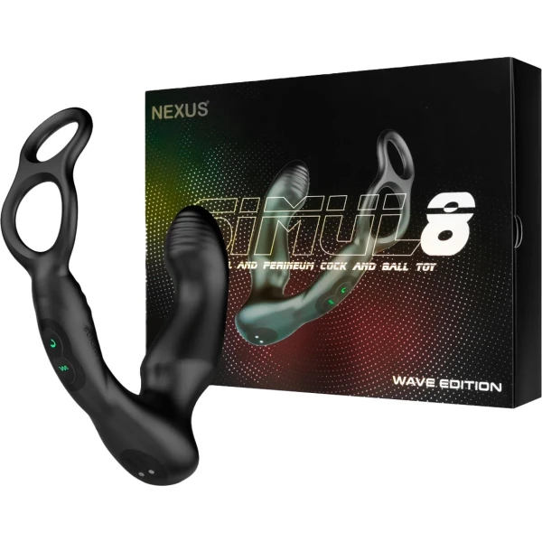 Simul8 Wave Edition Dual Cock and Ball Vibe
