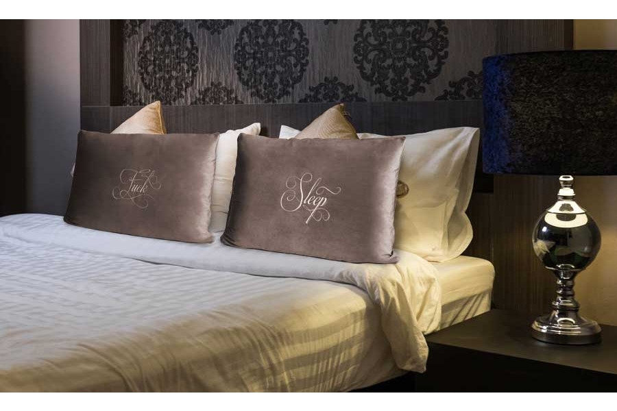 "Choose Your Mood" PillowTalk Embroidered Sham
