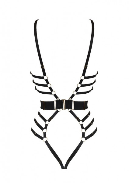 Ula Bondage Harness: Black - Bordelle