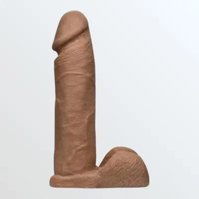 Vac U Lock 8 quot Ultraskyn Realistic Caramel Cock Strap On Dildos