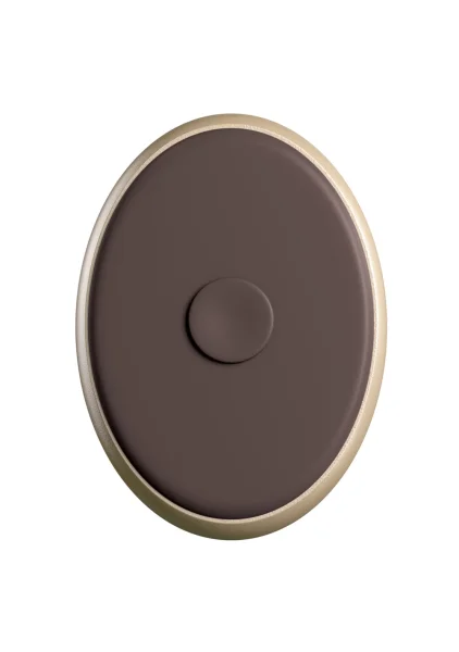King Cock Elite 9 Inch Dual Density Vibrating Cock Flesh Brown — image 14 of 25