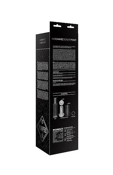 Pumped Automatic Cyber Pump With Masturbation Sleeve Transparent