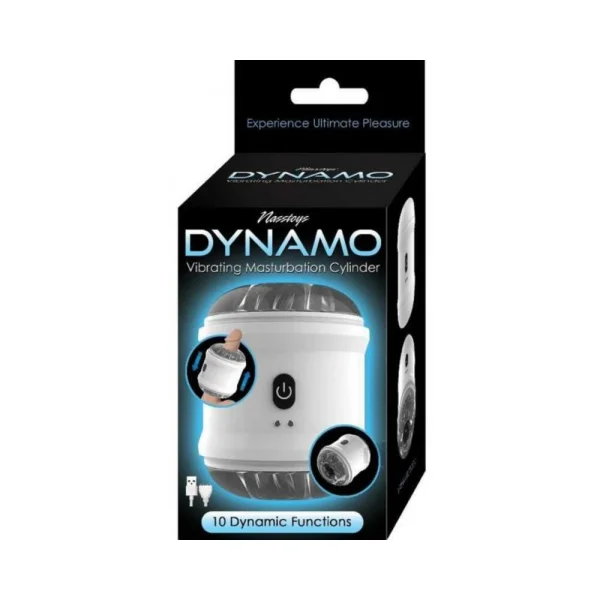 : Dynamo Vibrating Masturbator Cup White