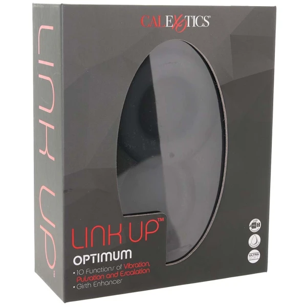 Link Up Optimum Vibrating Cock Ring Set Black — image 5 of 8