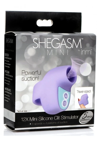 Shegasm Mini 12x Silicone Clit Stimulator