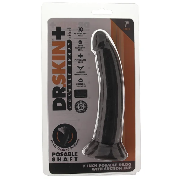 Dr. Skin Plus 7 Inch Posable Dildo