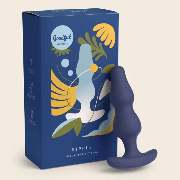 Goodful Wellness Ripple Deluxe Silicone Perfect Plug