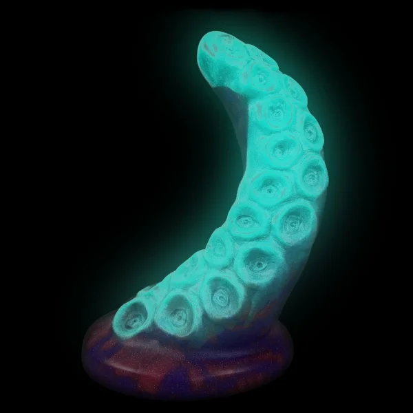 Deep Diver Glow-In-The-Dark Silicone Fantasy G-Spot Dildo By Uberrime