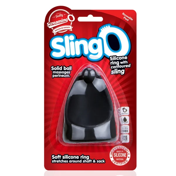 Screaming O SlingO Black Support Cock Ring