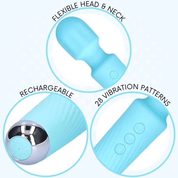 FREE High-Power Silicone Wand Vibrator (Intense Vibrations!) - Add To Your Bag!