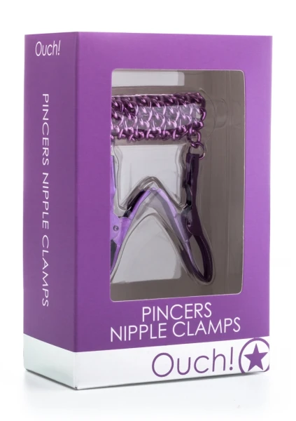 Pincers Nipple Clamps - Purple -