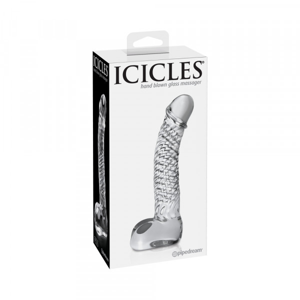Icicles Glass Dildo No 61 - Clear
