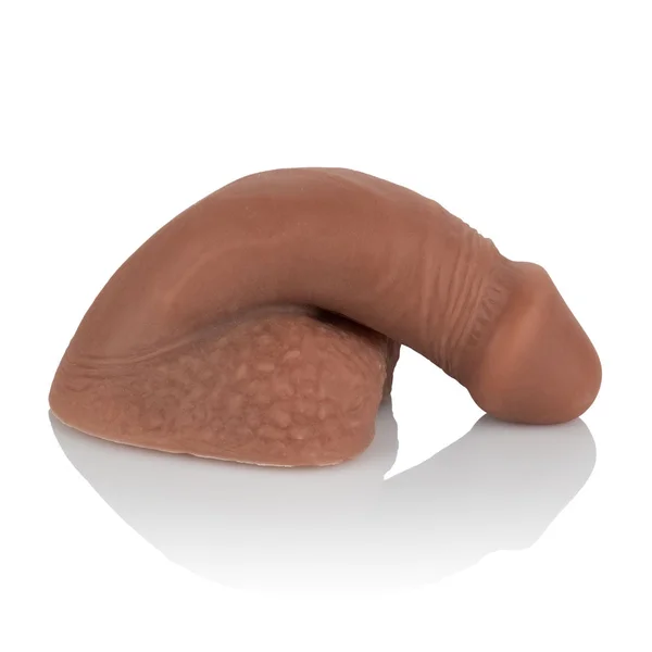 Packer Gear Silicone Packing Penis 4" / 10.25 cm By CalExotics - Chocolate — image 12 of 14