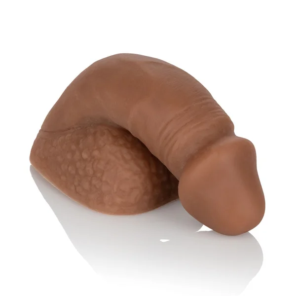 Packer Gear Silicone Packing Penis 4" / 10.25 cm By CalExotics - Chocolate — image 14 of 14