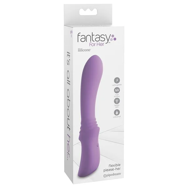 Fantasy For Her Silicone Rechargeable Flexible Please-Her G-Spot Vibrator — image 15 of 20