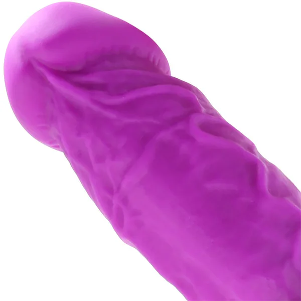 Colours Dual Density 8 Inch Silicone Suction Cup Dildo - Purple — image 21 of 22