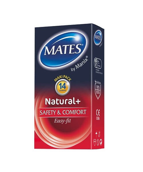 Mates Natural Condoms 14 Pack