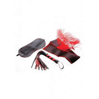 Scarlet Couture Bondage Kit Black Red