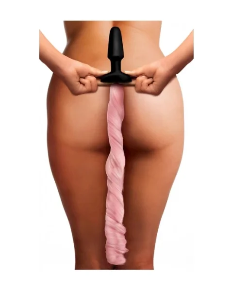 Tailz Pink Pony Tail Anal Plug - Pink - 24.2 Inch