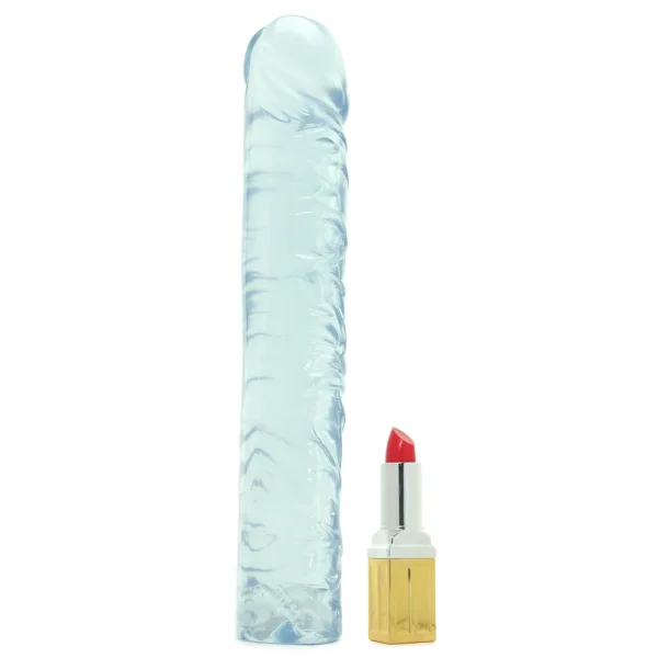 Crystal Jellies Classic Dong 10 Inch - Clear