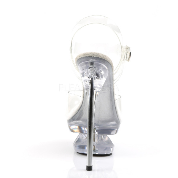 6 1/2 inches Heel, 1 3/4 inchesCut-Out PF Ankle Strap Sandal — image 8 of 8