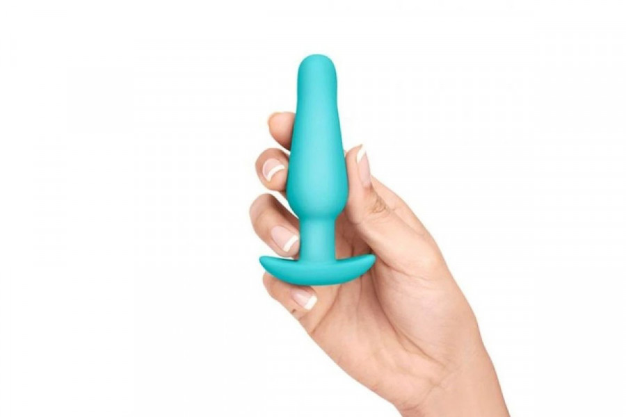 B-Vibe Anal Education Silicone Butt Plugs & Douche Set (7 Pce)