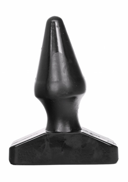 All Black Plug 16 cm - Black - Cat Tail Butt Plug