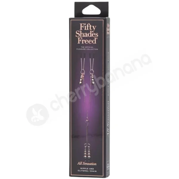 Fifty Shades Freed All Sensation Nipple & Clitoral Chain & Clamps