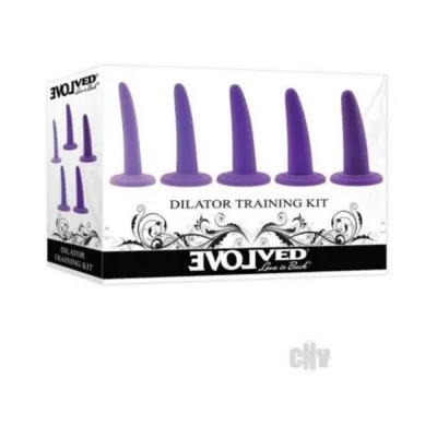 Evolved 5 piece Silicone Dilator Training Kit Purple