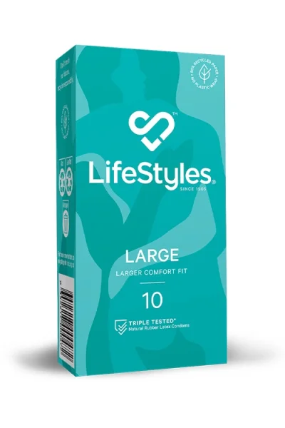 Lifestyles Large Condoms (10 Pack)