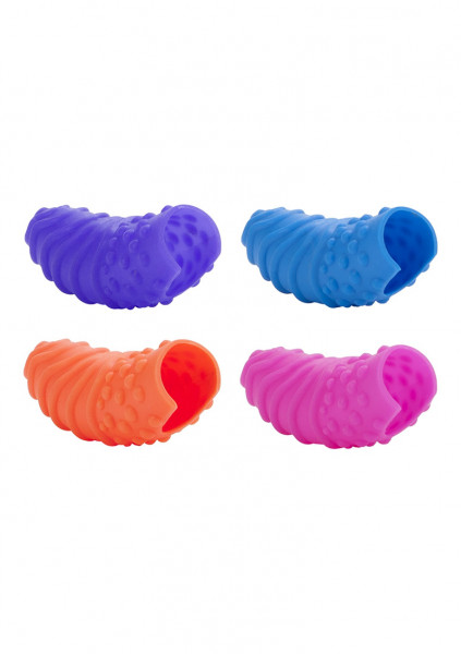 Intimate Play™ Silicone Finger Swirls Large Cock Sleeve