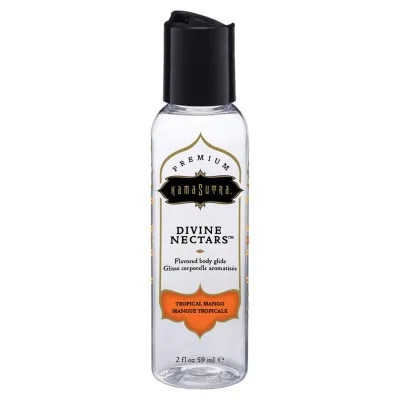 Divine Nectars Flavored Body Glide Tropical Mango 2 Fl Oz 59ml