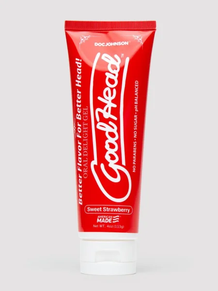 Doc Johnson Good Head Sweet Strawberry Oral Delight Gel 4 fl oz