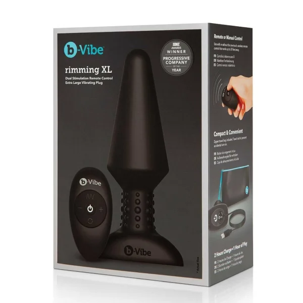 b-Vibe Vibrating Rimming Anal Plug XL — image 13 of 19