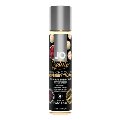JO White Chocolate Raspberry Truffle Water based Flavoured Lubricant 1 Oz 30 ml