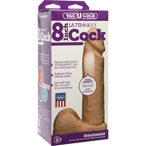 Vac-U-Lock 8" Realistic Cock