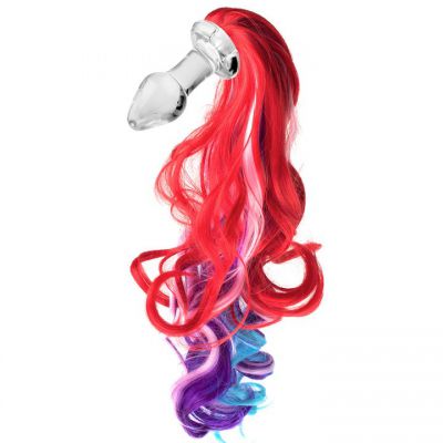 Kinky Tails Vivid Pony Glass Butt Plug