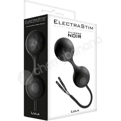 Electrastim Silicone Noir Lula Electro Stimulation Black Kegel Balls