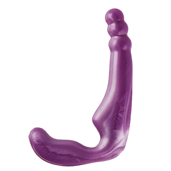 Platinum Premium Silicone Gal Pal Strapless Strap-On by Doc Johnson - Purple — image 12 of 13