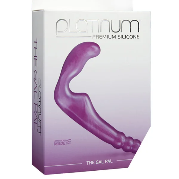 Platinum Premium Silicone Gal Pal Strapless Strap-On by Doc Johnson - Purple — image 13 of 13