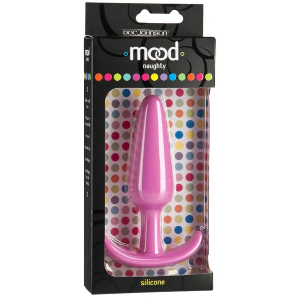 Mood Naughty Large Silicone Butt Plug by Doc Johnson - Pink — image 3 of 3