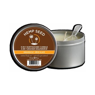 Earthly Body Massage Candle Dreamsicle 6 8oz