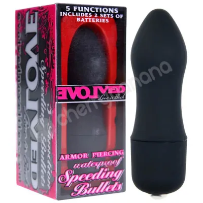 Speeding Bullets Armor Piercing Black Vibrator