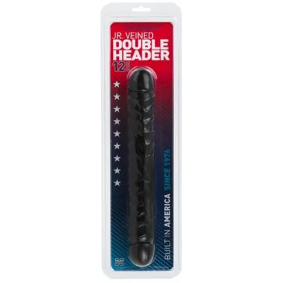 Jr Veined Double Header 12 Black