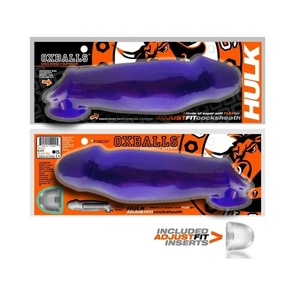 :  Oxballs Hulk Gargantic Cocksheath Eggplant