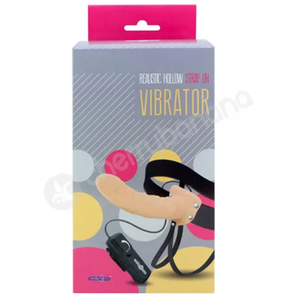 Realistic Hollow Strap-On Vibrator